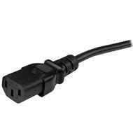 StarTech.com PXT101Y 6 feet Standard Y Computer Power Cord NEMA 5-15P to 2x C13 N6