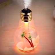 Bulb Shape Air Humidifier Dry Protect With Changing 7 Color LED Lights Electric Aromatherapy Essential Oil Aroma... N8