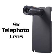 5 in 1 Mobile Phone Lens Kit, [9X Telephoto Telescope] [0.63x Wide Angle] [0.4X Super Wide Angle ] [180&deg; Fisheye... N45