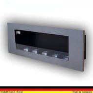 Gel and Ethanol Fire place Fireplace Model Daniel Royal color selection (Inox) N5