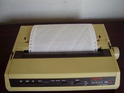 Okidata Microline 184 Turbo 9 Pin Printer With Test Print N3