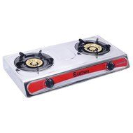 Giantex Stainless Steel 2 Burners Gas Stove Cooker Hob Cooktop Kitchen Home N2