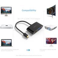 [Upgraded Version 4K] AIFFECT 2 in 1 Mini DP to HDMI &amp; VGA 4K Adapter Cable ( Compatible with Thunderbolt ) for... N11