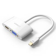 [Upgraded Version 4K] AIFFECT 2 in 1 Mini DP to HDMI &amp; VGA 4K Adapter Cable ( Compatible with Thunderbolt ) for... N12