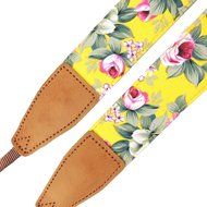 Mavota Yellow Flower Camera Shoulder Neck Strap Camera Belt For Canon Nikon Olympus Panasonic Pentax Sony SLR/... N3