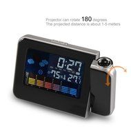 Rotating Projection Electronic Alarm Clock with Night Light,Colorful Background ,Snooze,Sleep Timer, Battery Backup...