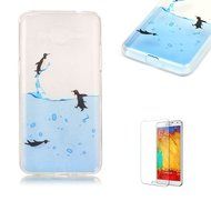 Galaxy J120(2016 Model) TPU Case with Free Screen Protector,Funyye See Through Transparent Soft Rubber Silicone... N117