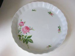 Quiche Pan Porcelain 10 inch by Christine Holm N4