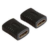 LINESO HDMI Female to Female Adapter Gold Plated High Speed HDMI Female Coupler 3D&amp;4K Resolution N2