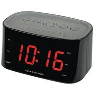 SYLVANIA SCR3130BT-BLACK 1.2&quot; Bluetooth(R) Dual Alarm Clock Radio (Black)