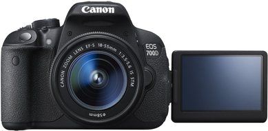 Canon EOS 700D + EF-S 18-55mm 3.5-5.6 IS STM - International Version (No Warranty) N8