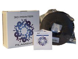 3D Printer PLA Filament Tar Black 1kg 1.75mm Novus Terra