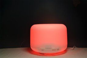 FLYMEI 500ml Aroma Essential Oil Diffuser Ultrasonic Air Humidifier with 4 Timer Settings LED Color Changing Lamps... N3