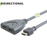 VeLLBox (Version 1.4) HDMI Bidirectional Switcher 2X1 with Pigtail, 2 In 1 Out, 2-port Switcher Pigtail Type,... N8