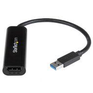 StarTech.com Slim USB 3.0 to DisplayPort Adapter - External Video Card for Multi-monitor DP - 2560x1600 and 1080p N12