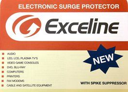 3-Outlet Electronic Surge Protector for Tv&#039;s, Audio Equipment, Video Games, Computers, Printers N4