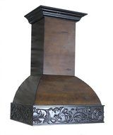 Z Line 393AH-36 1200 CFM Wooden Wall Mount Range Hood, 36", Antigua/Hamilton N2