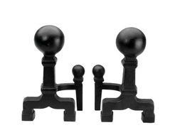 Minuteman International X300020 6-Inch Diameter Black Ball Andirons