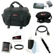 Panasonic LUMIX G7 Interchangeable Lens (DSLM) Camera Kit with 14-42mm Lens - Silver + Panasonic LUMIX G Vario... N3