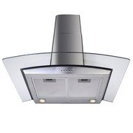 GHP 30" Stainless Steel Kitchen Wall Mount Range Hood w Glass Stove Vents
