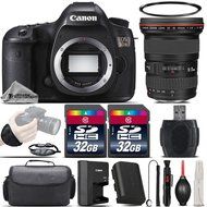 Canon EOS 5DS DSLR 50.6MP Full-Frame CMOS Camera + Canon EF 16-35mm f/2.8L II USM Lens + 64GB Storage + Wrist...
