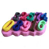 Wocuz W0112 Large Numbers Silicone Mold Chocolate Fondant Mold Cake Decoration N15