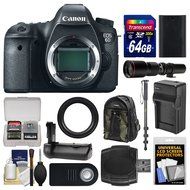 Canon EOS 6D Digital SLR Camera Body &amp; EF 24-105mm IS STM Lens with 64GB Card + Canon Backpack + Battery &amp; Charger... N3