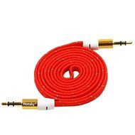 Pack of 4, 3.2 Ft 3.5mm Audio Cable Male to Male, Honsky Universal Durable Braided Colorful Noodle Flat Gold Plated... N23