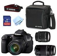 Canon EOS 60D Camera Body with Canon 18-55mm IS II + Canon 75-300mm III Zoom + Al&rsquo;s Variety Deluxe Gadget Bag...