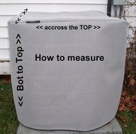 PremierAcCovers - Air Conditioner Covers - Winter Breathable Full AC Cover- 32x32x32ht - Gray