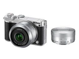 Nikon mirrorless Digital Camera Nikon1 J5 double lens kit Silver J5WLKSL - International Version (No Warranty) N4