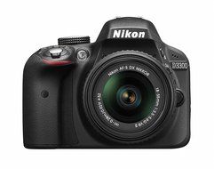 Nikon digital camera D3300 double zoom kit 18-55mm DX VR II &amp; 55-200mm DX VR II Lenses2 Black N4