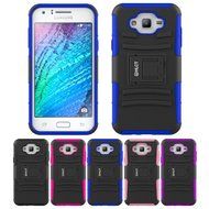 Galaxy J7 Case, HLCT Rugged Shock Proof Dual-Layer PC and Soft Silicone Case With Built-In Kickstand for Samsung... N21