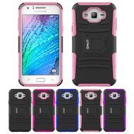 Galaxy J7 Case, HLCT Rugged Shock Proof Dual-Layer PC and Soft Silicone Case With Built-In Kickstand for Samsung... N25