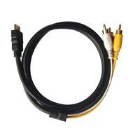 VAlinks(TM) 5 FT 1.5m HDMI Male to 3RCA Male Extension Cable Converter Adapter for HDTV DVD Satellite TV,RGB Component... N6