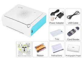 Pringo Prinhome Printer - 300 DPI, 47 Second Prints, 4 x 6 Inch Photos, NFC, Android + iOS APP N2