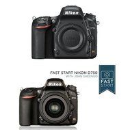 Nikon D750 FX-format Digital SLR Camera Body w/ Fast Start Course