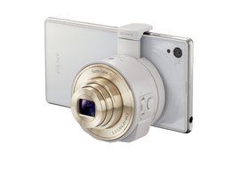 Sony DSC-QX10/W Smartphone Attachable 4.45-44.5mm Lens-Style Camera N9