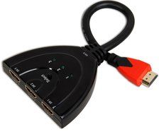 A-technology Sl3103 3&times;1port Hdmi Pigtail Switch3&times;1 with 0.6 Ft Hdmi Cable Can Make You Connect Dvd/xbox360/stb... N17