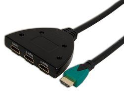 A-technology Sl3103 3&times;1port Hdmi Pigtail Switch3&times;1 with 0.6 Ft Hdmi Cable Can Make You Connect Dvd/xbox360/stb... N20