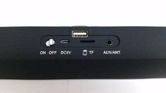 [New Model] Black-Portable Wireless Mini Bluetooth Speaker, Perfect Gift Item - FM Radio, Powerful Sound, Mic... N5