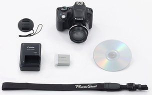 Canon PowerShot SX50 HS 12MP Digital Camera with 2.8-Inch LCD (Black) - International Version (No Warranty) N3