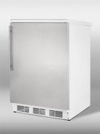 Summit FF6SSHV: Freestanding all-refrigerator with auto defrost, stainless steel door and thin handle