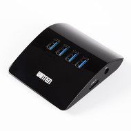 Winten WT-U3H04A-BK 4 Port 3.0 USB Hub , 5V/4A 20W AC Power Adapter SuperSpeed Hub with 20W Power Adapter ,Maximum... N4