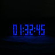 Chihai Big Screen Countdown Timer with Remote Control Digital Alarm Desk Clock(blue Light)