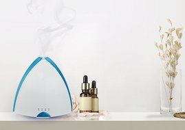 Mystery Ultrasonic Aromatherapy Essential Oil Diffuser Cool Aroma Mist Humidifier with LED Light for Home and... N4