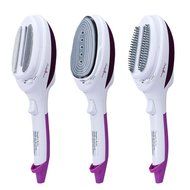 Garment Steamer Portable Handheld Power Steam Brush Wrinkle Steam Iron for Home and Travel Purple N3