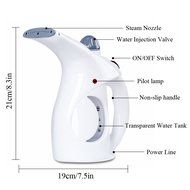 Handheld Steamer Mini Garment Steamer Portable Facial Steamer, Steam Humidifier Handy Vapor Steamer, Iron Steamer... N4