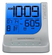 Timex Color Changing Dual Alarm Clock with 1A USB Charge (T125SC) N3