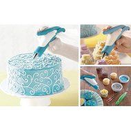 Fondant Cake Decorating Mouth Pen Silicone Chocolate Cream Sauce Baking Tool N28